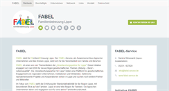 Desktop Screenshot of fabel-service.de